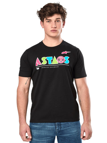 Alpinestars Cereal SS Csf Tee Sports T-Shirt Short Sleeve Crew Neck Regular Fit Men's T-Shirt, Black, M