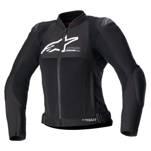 Alpinestars Stella SMX Air Perforated Women's Motorcycle Textile Jacket (Black, S), black, S