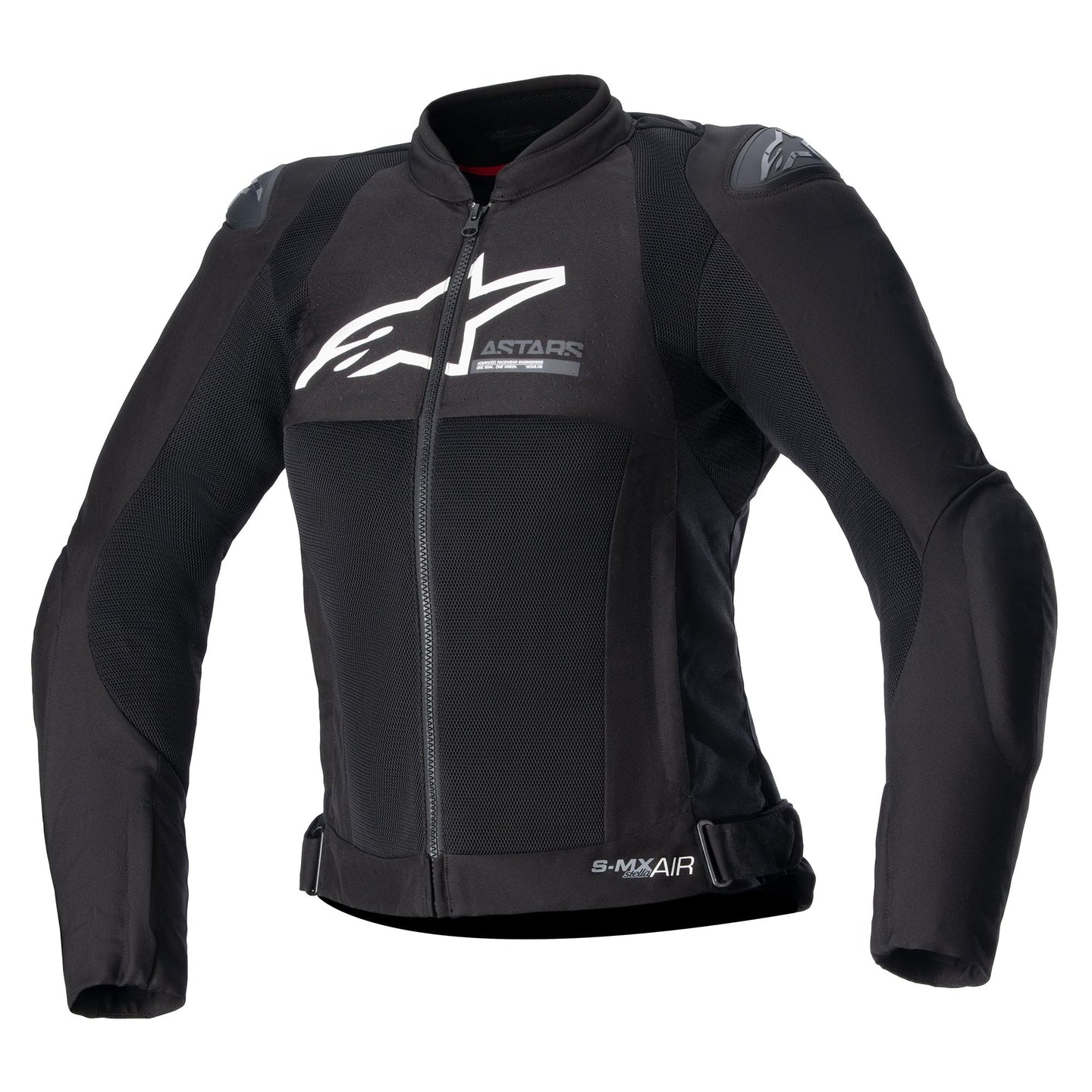 Alpinestars Stella SMX Air Perforated Women's Motorcycle Textile Jacket (Black, S), black, S