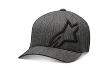 Load image into Gallery viewer, ALPINESTARS Men's Corp Shift 2 Flexfit Hat, Dark Heather Gray/Black, Large/X-Large