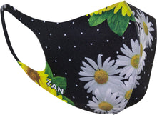 Load image into Gallery viewer, ZAN HEADGEAR LIGHTWEIGHT FACE MASK 2-PACK SUNFLOWER FESTIVAL/BLACK FMLW467
