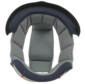 HJC CL-Y Youth Helmet Top Inner Liner Pad Gray w/Red Snap MD (15mm)