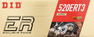 DID 520ERT3-110 Gold 110 Links High Performance Racing Chain with Connecting Link