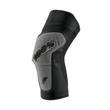 Load image into Gallery viewer, 100% RIDECAMP KNEE GUARDS BLACK/GREY XL 70001-00004