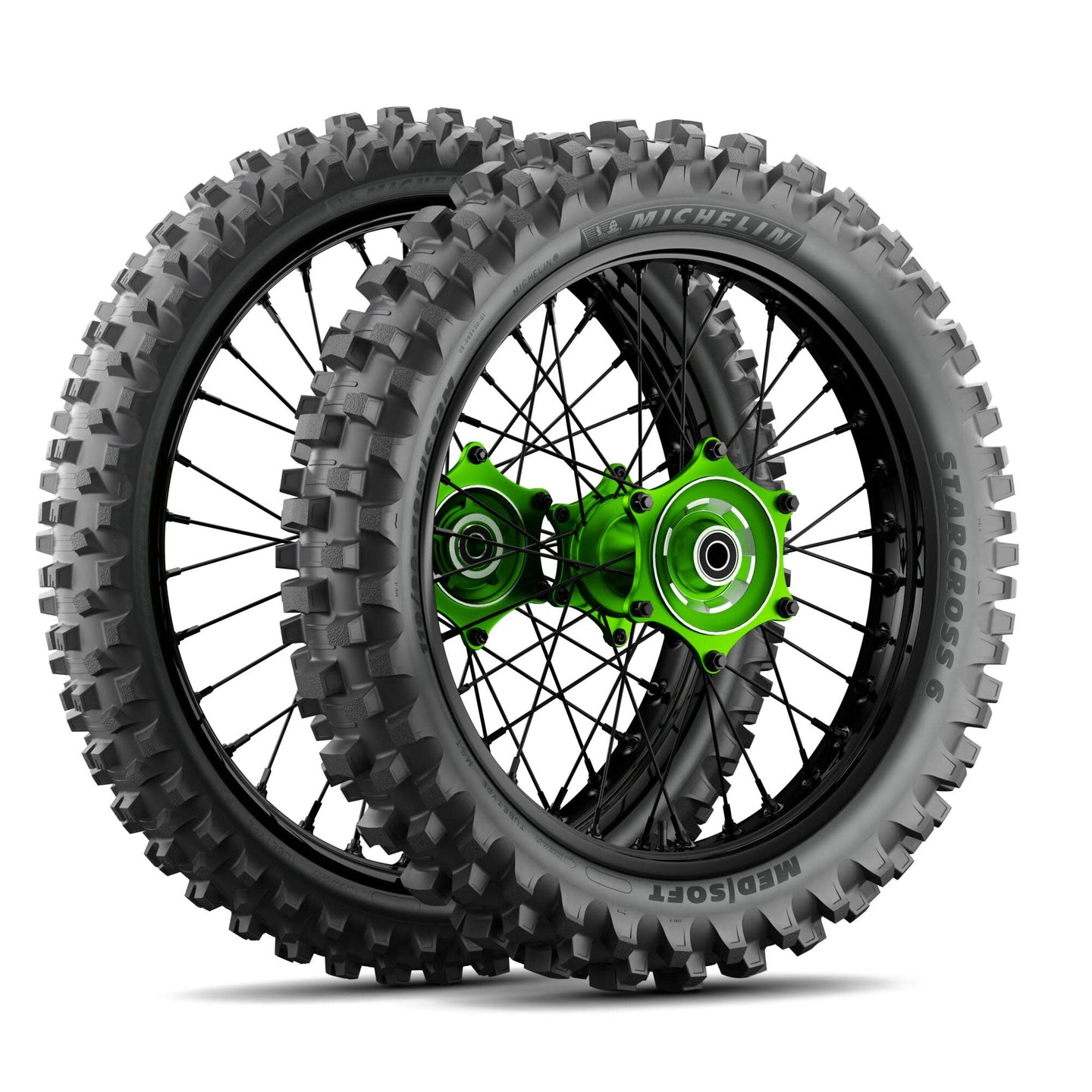 Michelin Starcross 6 Medium Soft Front Tire (80/100-21) For 02-22 HONDA CRF450R