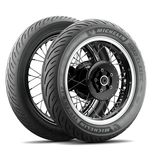 MICHELIN Road Classic Motorcycle Tyre 140/80B17 69V Rear Wheel