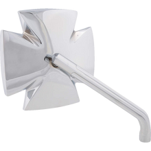 Load image into Gallery viewer, HIGHSIDER MIRROR IRON CROSS CHROME PAIR 301-111
