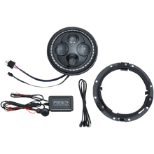 Load image into Gallery viewer, KURYAKYN HEADLIGHT PRISM +7" BLK PN 2478- KUR2478