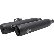 Load image into Gallery viewer, S&amp;S CYCLE MUFFLER BLK GN 50S M8 ST 550-0754B