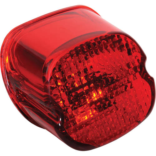DRAG SPECIALTIES 99-E03 RED T/L LENS BOTT WINDOW 0902-6321