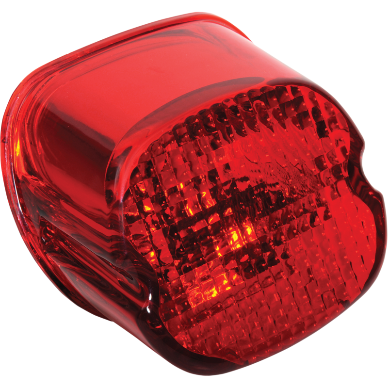 DRAG SPECIALTIES 99-E03 RED T/L LENS BOTT WINDOW 0902-6321