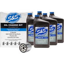 Load image into Gallery viewer, S&amp;S CYCLE S&amp;S OIL CHANGE KIT M8 3601-0492