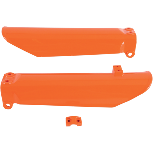 UFO KTM85 04-08 FORK SLIDER PRTCTRS 98ORANGE KT03091-127