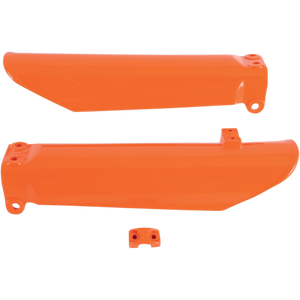 UFO KTM85 04-08 FORK SLIDER PRTCTRS 98ORANGE KT03091-127