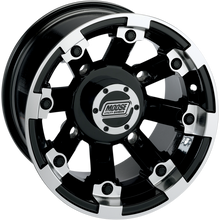 Load image into Gallery viewer, MOOSE UTILITY DIVISION TYPE 393X 14X8 4/156 4+4 MACHINED W/BLK 393MO148156GBML4