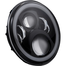 Load image into Gallery viewer, CUSTOM DYNAMICS HEADLAMP 7" PRGLW HALO B PG-7-13-B