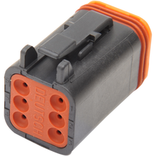 Load image into Gallery viewer, NAMZ DEUTSCH BLACK 6 SOCKET CONNECTOR EA DP-6B