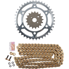 Load image into Gallery viewer, D.I.D (DKS-014G) 530ZVM-X Gold Chain and 17/40T Sprocket Kit