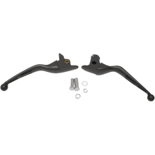 Load image into Gallery viewer, DRAG SPECIALTIES LEVERS SLOT BLK 14-16 FLT PR H07-0601MB - Motomike Canada