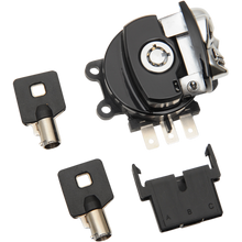 Load image into Gallery viewer, DRAG SPECIALTIES SWITCH IGN BLK SKULL 93-13 21-0209GBSKD