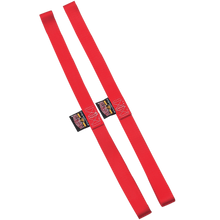 Load image into Gallery viewer, POWERTYE MFG. 1" SOFT TYE EXTENSIONS RED (PR) 42181