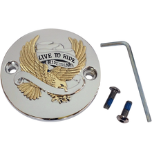 Load image into Gallery viewer, DRAG SPECIALTIES COVER PTS LTR GOLD 17-19 M8 I30-0223GA