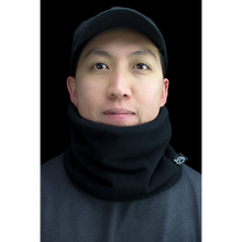 Load image into Gallery viewer, ZAN HEADGEAR BLACK NECK WARMER, MICROFLEECE WFMFN114
