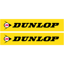 Load image into Gallery viewer, FACTORY EFFEX FORK/SWINGARM DECAL - DUNLOP YELLW/BLACK 02-7065 - Motomike Canada