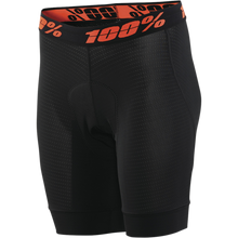 Load image into Gallery viewer, 100% Crux Womens MTB Shorts Liner Black XL