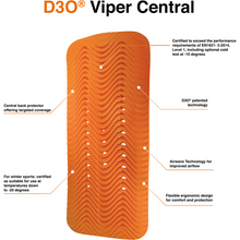 Load image into Gallery viewer, ICON GUARD D3O CENTRL BACK M/L 10988