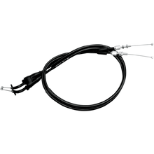 Load image into Gallery viewer, MOTION PRO THROTTLE CABLE PUSH-PULL BLACK VINYL SET 10-0111