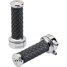 Load image into Gallery viewer, Biltwell AlumiCore Grip Set Custom Chrome