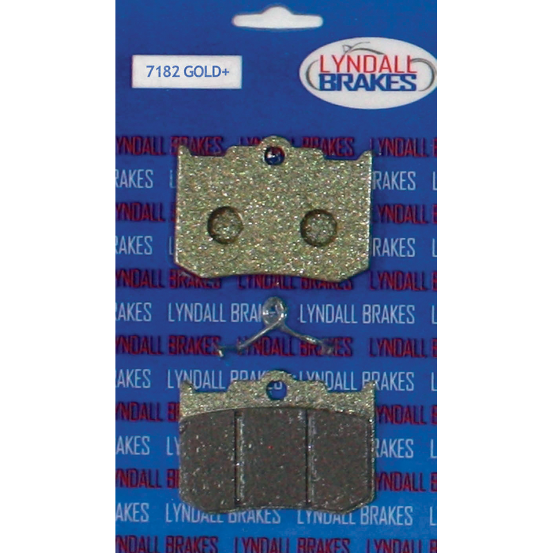 LYNDALL RACING BRAKES LLC PM 125X4/137X4 CALIPER GOLD PLUS B/PADS 1720-0048