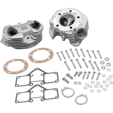Load image into Gallery viewer, S&amp;S CYCLE 66-84 3-5/8 NAT CYL HEADS DUAL PLUG 90-1491