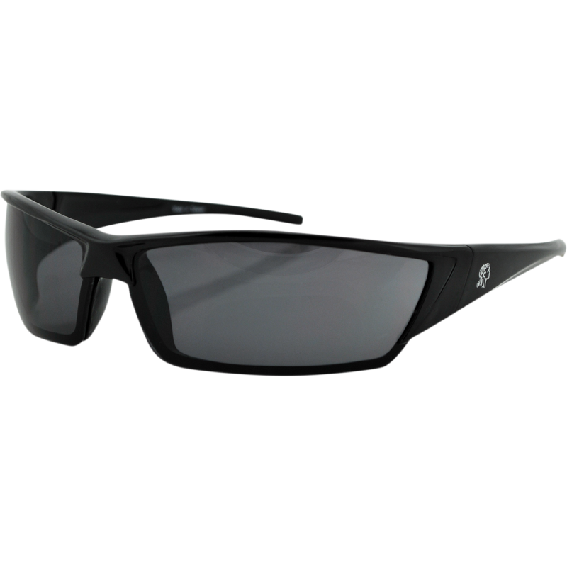 ZAN HEADGEAR UTAH SHINY BLK FRAME SMOKED LENSES EZUT01