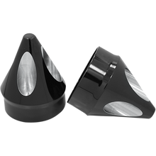Load image into Gallery viewer, AVON GRIPS 07-19 MODELS FRT BLK AXLE CAPS SPIKE AXL-SPK-ANO
