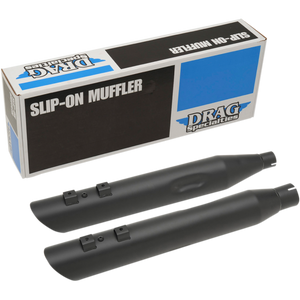 DRAG SPECIALTIES 17-19 FLHTMUFFLERS MATTE BLK  4