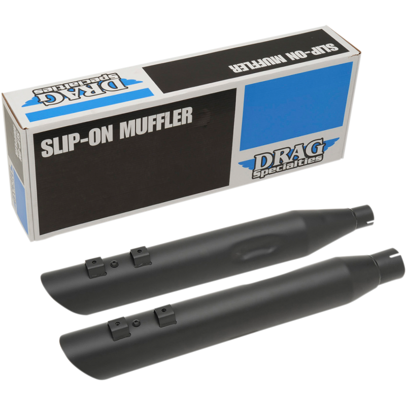 DRAG SPECIALTIES 17-19 FLHTMUFFLERS MATTE BLK 3.5