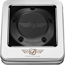 Load image into Gallery viewer, FIGURATI DESIGNS TIMING COVER BLACK WITH FIGURATI DESIGNS LOGO, 5-HOLE FD01-TC-5H-BLK