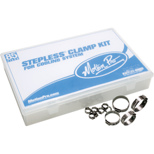 Load image into Gallery viewer, MOTION PRO COOLING SYSTEM STEPLESS CLAMP KT 85PC W/BX TOOL 11-0065