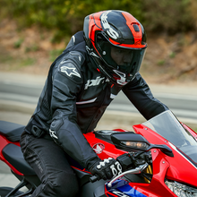 Load image into Gallery viewer, ALPINESTARS (ROAD) S-R10 ELEMENT HELMET CARB/R/W S 8200324-1363-S