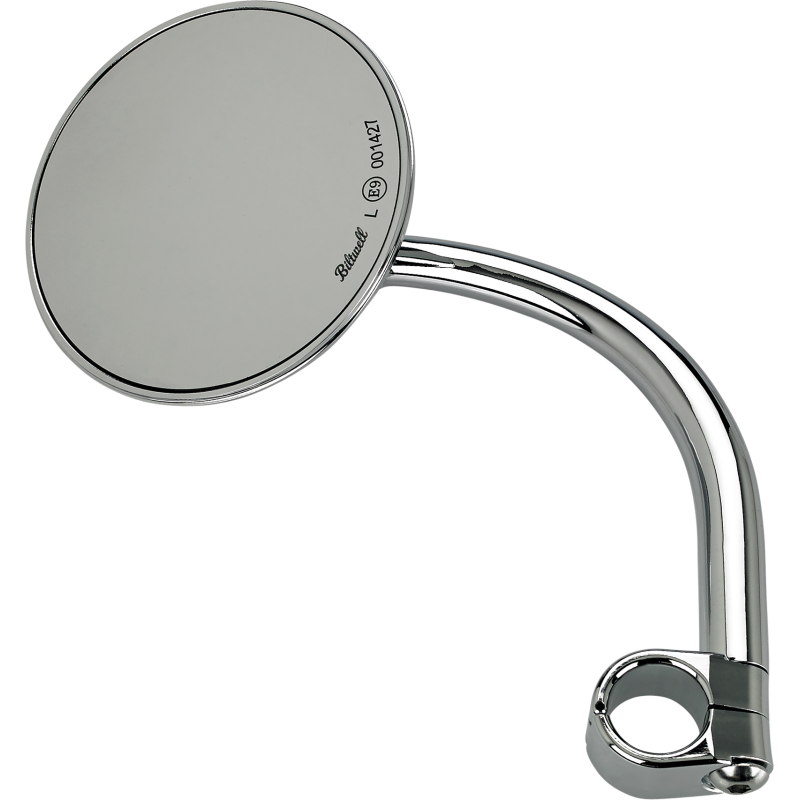 BILTWELL MIRROR LG RND W/MNT 7/8