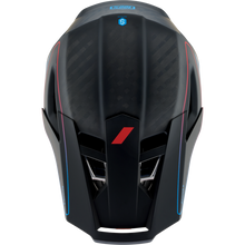 Load image into Gallery viewer, 100% AIRCRAFT 2 HELMET CARBON STEEL BLUE/NEON RED - S 80002-00013