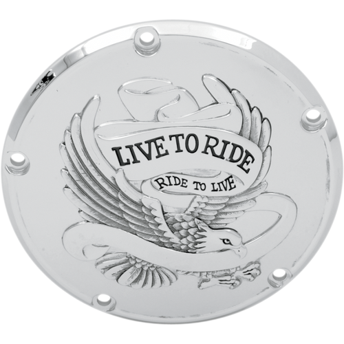 DRAG SPECIALTIES 99-18 B/T CHR LIVE TO RIDE DERBY CVR 1107-0157