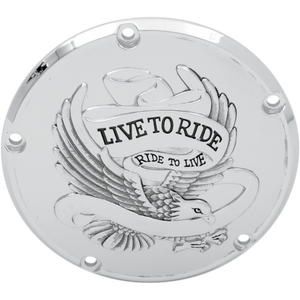 DRAG SPECIALTIES 99-18 B/T CHR LIVE TO RIDE DERBY CVR 1107-0157