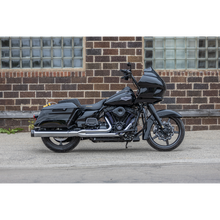 Load image into Gallery viewer, S&amp;S CYCLE 99-09 FLHT SIDEWINDER 2-1 CHR/BLK 550-0776