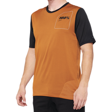 Load image into Gallery viewer, 100% RIDECAMP JERSEY TERRACOTTA/BLACK LG 40027-00017