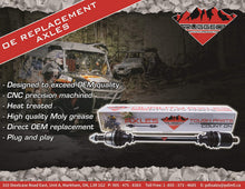 Load image into Gallery viewer, Rugged Rear Right Performance Axle for Yamaha Rhino 450/660, Stainless-Steel Clamps Coated for High Protection &amp; Machined Heat Treated (See Fitments in Description) OEM: 5UG-F53B0-21-00