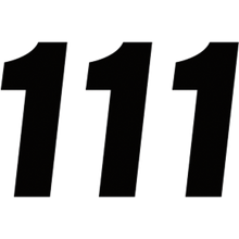 Load image into Gallery viewer, FACTORY EFFEX FACTORY 6" NUMBER BLACK #1 08-90041