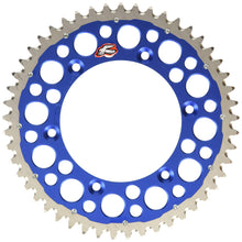 Load image into Gallery viewer, Renthal - 02-23 Yamaha YZ 125/ YZ 250/F/X/ YZ450F Rear Twinring - Blue 520-49P Teeth (1500-520-49GPBU)